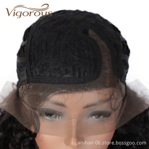 Vendors Black Good Quality Closure Short Bob Kinky Curly For Black Women 100% Frontal Wigs Human Hair Lace Front